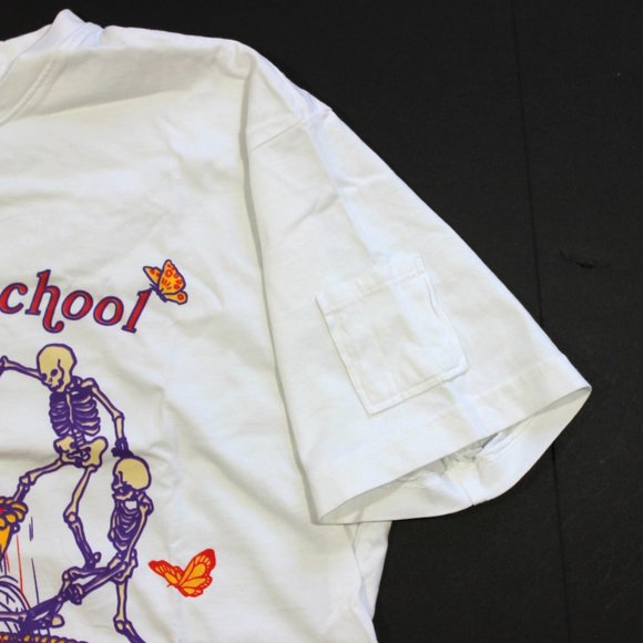 Sundae School Butterfly Skeleton SS Crew Tee - Picture 4 of 6